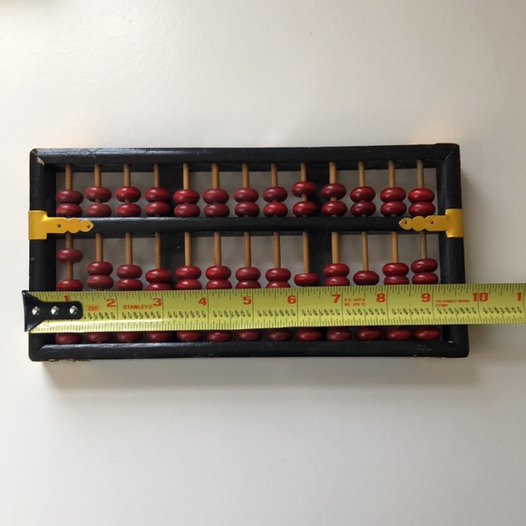 Set of Two Vintage Working Abaci + Abacus Book
